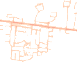 Daytime road noise heatmap for OX25 5BD