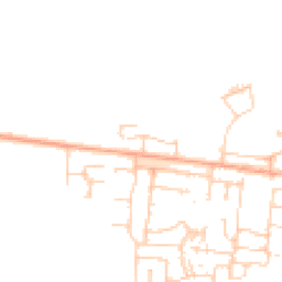 Daytime road noise heatmap for OX25 5BJ