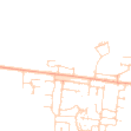 Daytime road noise heatmap for OX25 5BN