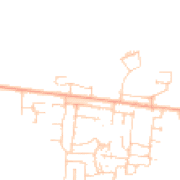 Daytime road noise heatmap for OX25 5BQ