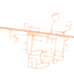 Daytime road noise heatmap for OX25 5TF