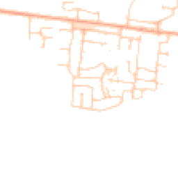 Daytime road noise heatmap for OX25 5TN
