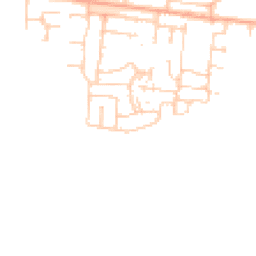 Daytime road noise heatmap for OX25 5TR