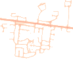 Daytime road noise heatmap for OX25 5TX