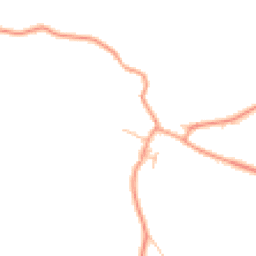 Daytime road noise heatmap for OX25 6NB