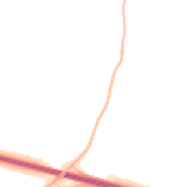 Night-time road noise heatmap for OX29 0AB