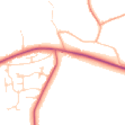 Daytime road noise heatmap for OX29 0AE