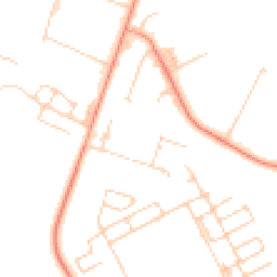 Daytime road noise heatmap for OX29 0AX