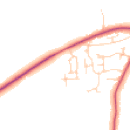 Daytime road noise heatmap for OX29 0AY