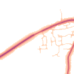 Daytime road noise heatmap for OX29 0BB