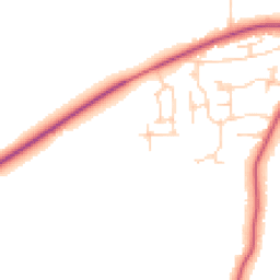Daytime road noise heatmap for OX29 0BJ