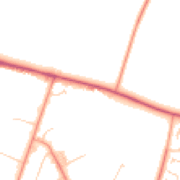Daytime road noise heatmap for OX29 0RD