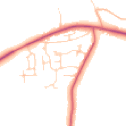 Daytime road noise heatmap for OX29 0RH