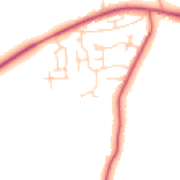 Daytime road noise heatmap for OX29 0RP