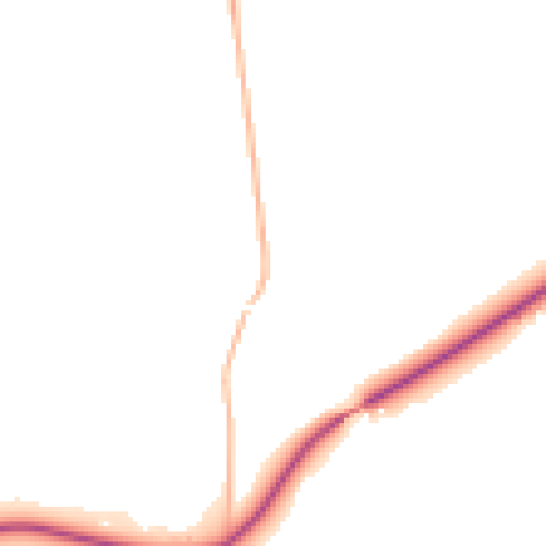 Daytime road noise heatmap for OX29 0RX