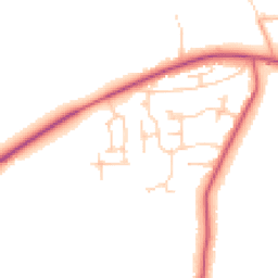 Daytime road noise heatmap for OX29 0SB
