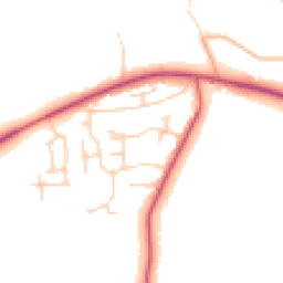 Daytime road noise heatmap for OX29 0SL