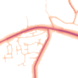 Daytime road noise heatmap for OX29 0SN