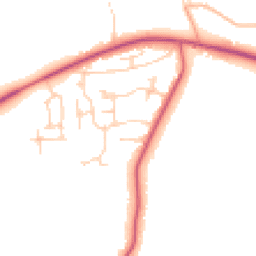 Daytime road noise heatmap for OX29 0SP