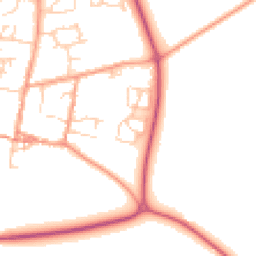 Daytime road noise heatmap for OX29 4AD