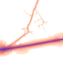Daytime road noise heatmap for OX29 4DT