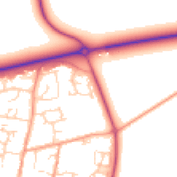 Daytime road noise heatmap for OX29 4EW