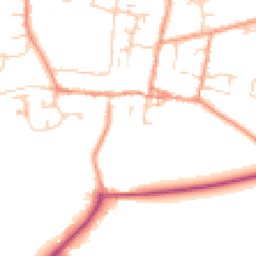Daytime road noise heatmap for OX29 4FA