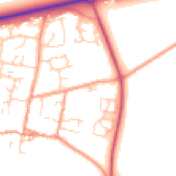 Daytime road noise heatmap for OX29 4FR