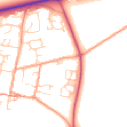 Daytime road noise heatmap for OX29 4FT