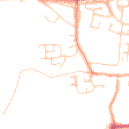 Daytime road noise heatmap for OX29 4FY
