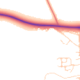 Daytime road noise heatmap for OX29 4GH