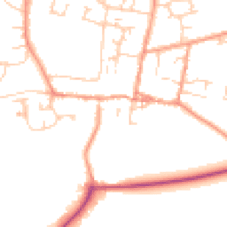 Daytime road noise heatmap for OX29 4HZ