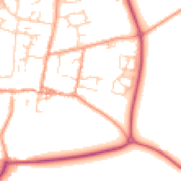 Daytime road noise heatmap for OX29 4JL