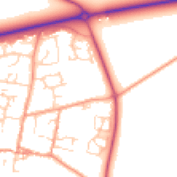 Daytime road noise heatmap for OX29 4LG