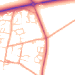 Daytime road noise heatmap for OX29 4LH