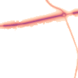 Night-time road noise heatmap for OX29 4LS