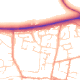 Daytime road noise heatmap for OX29 4NB