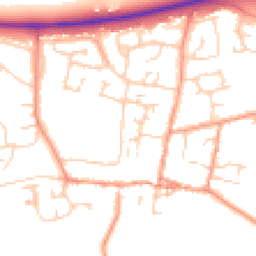 Daytime road noise heatmap for OX29 4QP