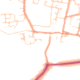 Daytime road noise heatmap for OX29 4RA