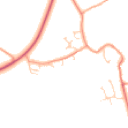 Daytime road noise heatmap for OX29 5BE