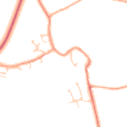 Daytime road noise heatmap for OX29 5BW