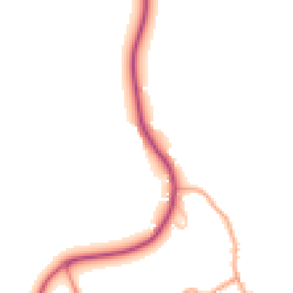 Daytime road noise heatmap for OX29 5RZ