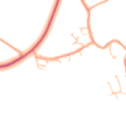 Daytime road noise heatmap for OX29 5SN
