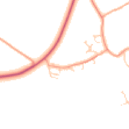 Daytime road noise heatmap for OX29 5SQ