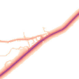 Daytime road noise heatmap for OX29 6AB