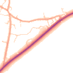 Daytime road noise heatmap for OX29 6AL