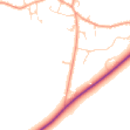 Daytime road noise heatmap for OX29 6RG
