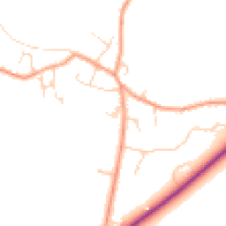 Daytime road noise heatmap for OX29 6RR