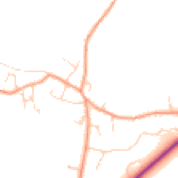 Daytime road noise heatmap for OX29 6RW