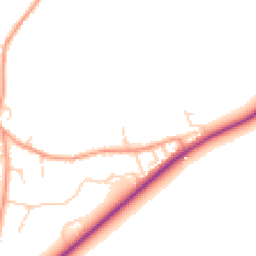 Daytime road noise heatmap for OX29 6SF